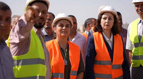 Environment Minister Leila Chickhaoui Mahdaoui and Housing Minister Sarra Zaafrani